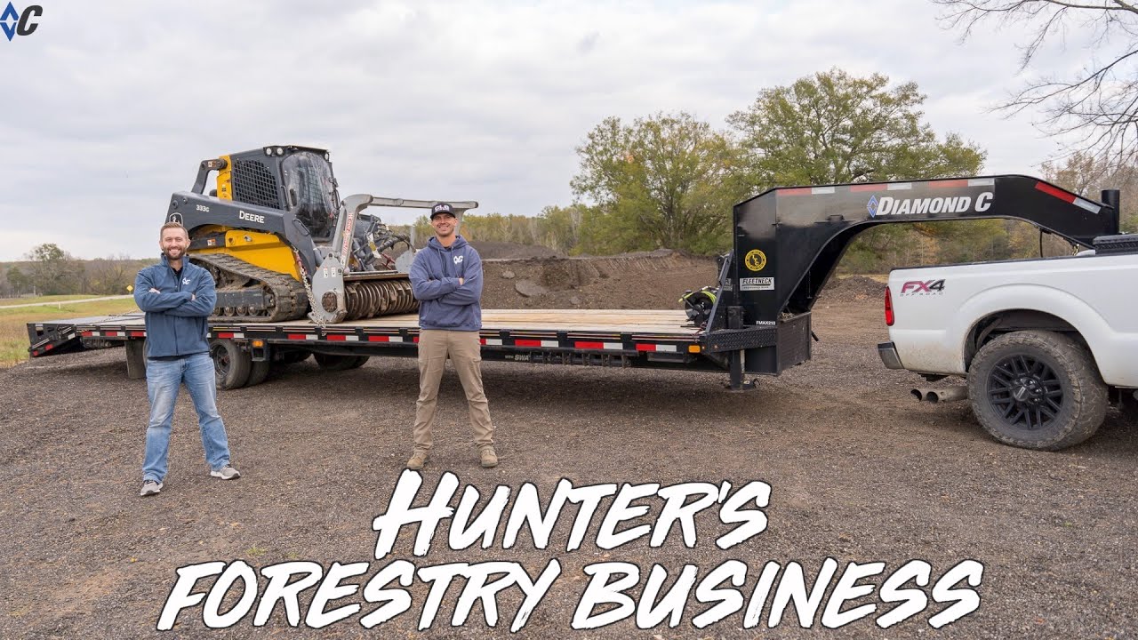 How to Make Money With a Diamond C Trailer | Hunter's Forestry Business