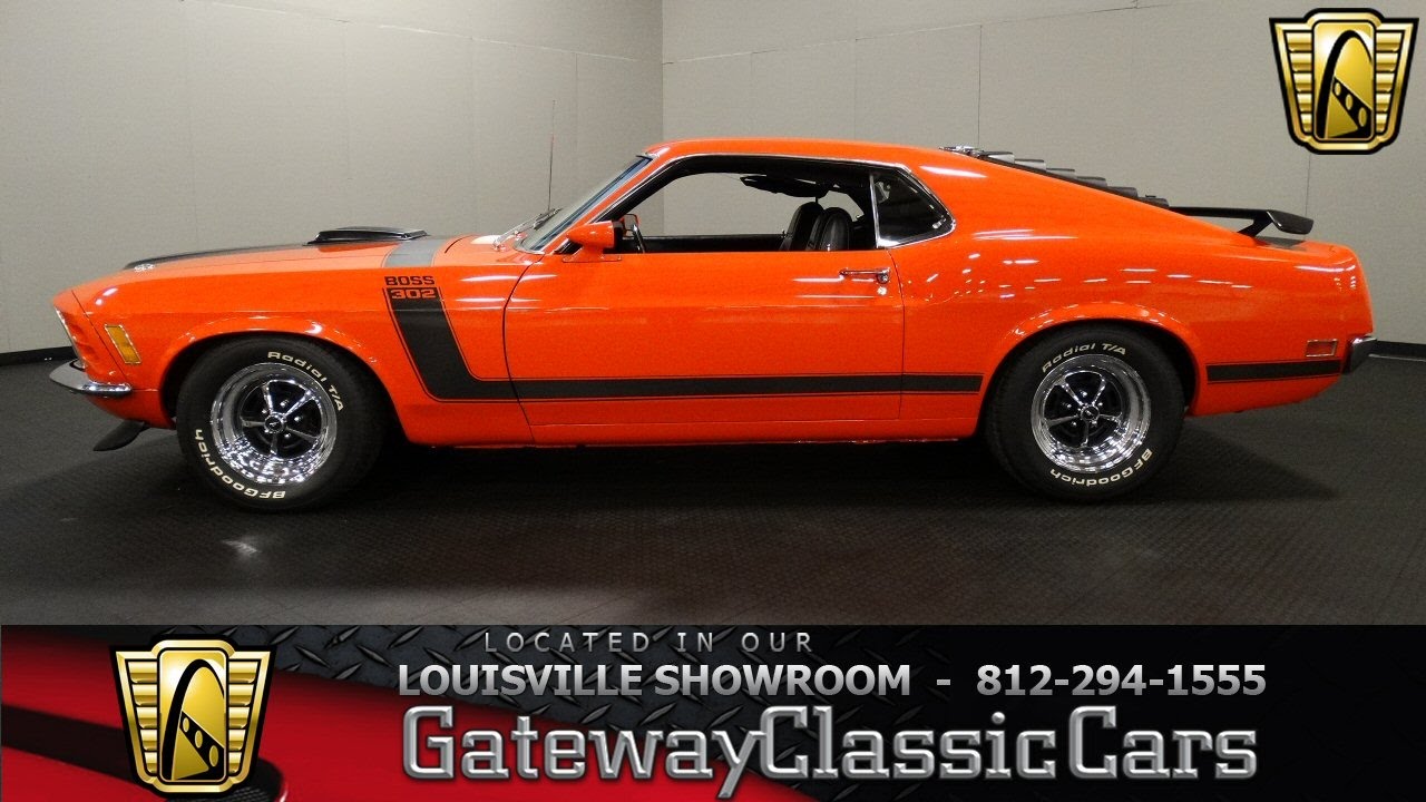 1970 Ford Mustang Boss 302 Louisville Showroom Stock 1366