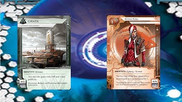 Android Netrunner: GRNDL vs Reina (1/2)