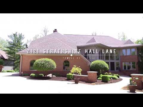2121 STRATHSHIRE HALL LANE, Powell, OH home video tour