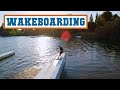 Evening session at the wakeboard cablepark | FPV drone footage