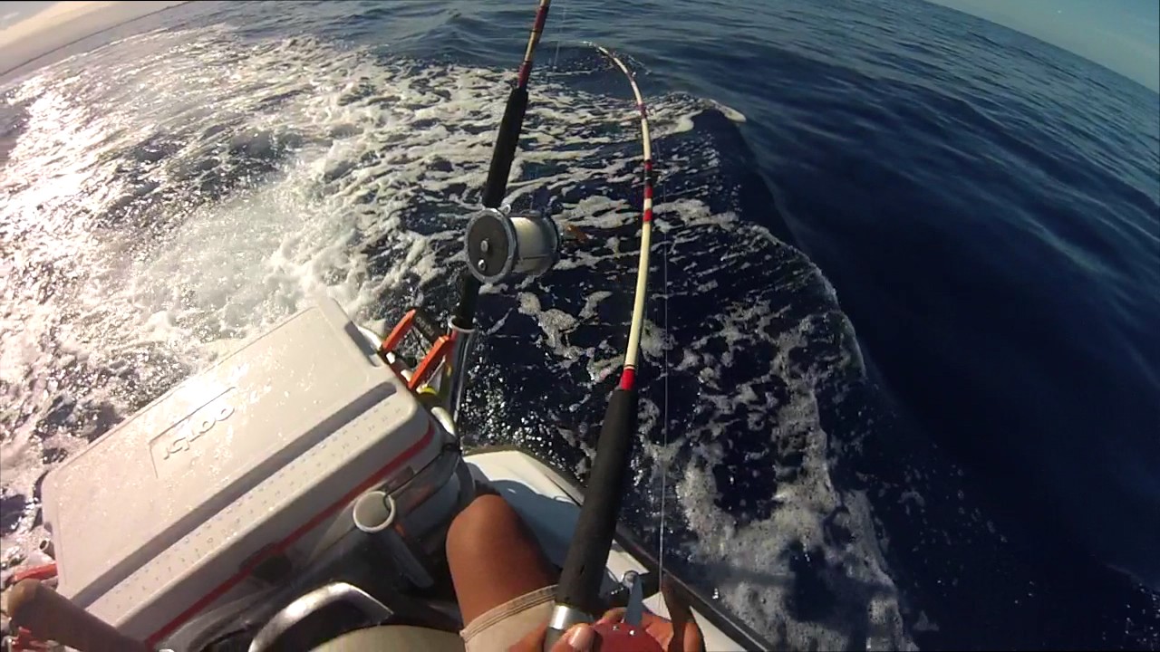 Aku Offshore Jet Ski Fishing Hawaii Micah Rickard YouTube
