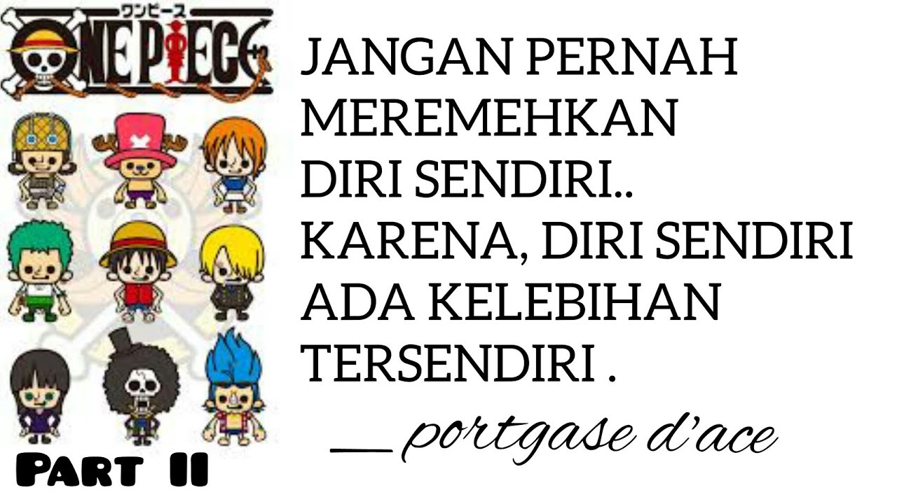 Kata Kata Keren One Piece Part Ii Youtube