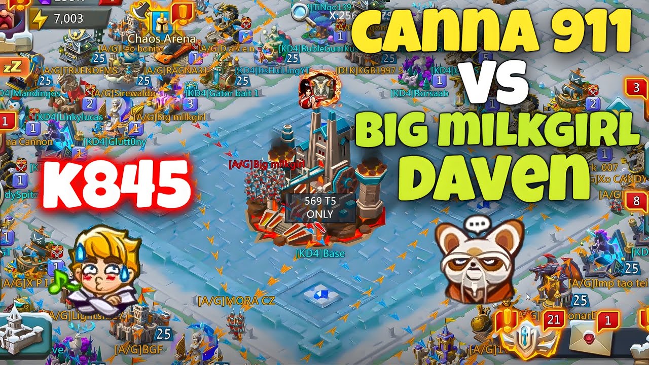 Lords Mobile - Insane WoW at K845! Best Clash of Emperors Vs Barons! Our Players Ends Burning