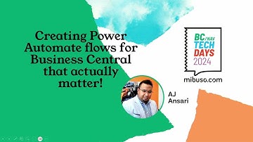 Creating Power Automate flows for Business Central that actually matter!