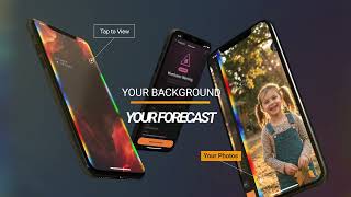 Edgelight Weather: the forecast on your screen edges (Android live wallpaper) screenshot 1