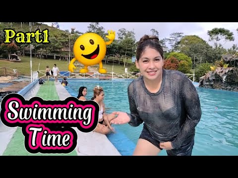 Part1 SWIMMING TIME NA😱 ANG LAMIG NG TUBIG GRABE😱😱