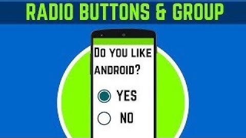 Android Tutorial (Radio Button)