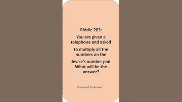 You are given a telephone and asked to multiply all the numbers on the device’s number pad...
