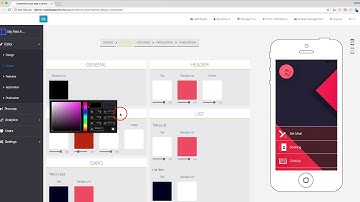 Editor overview: Colors tab
