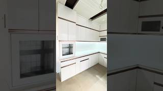 Interior decorators kitchen full design very nice colour please video like me #kitchenlove #reels ￼￼