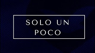 Miniatura de vídeo de "Solo un Poco - Jaime Øspino / Cover"