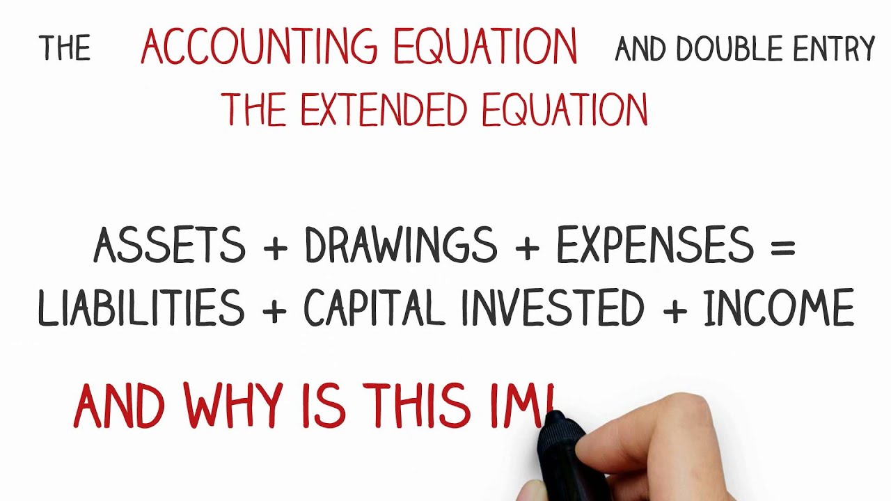 The Accounting Equation and Double Entry Accounting YouTube