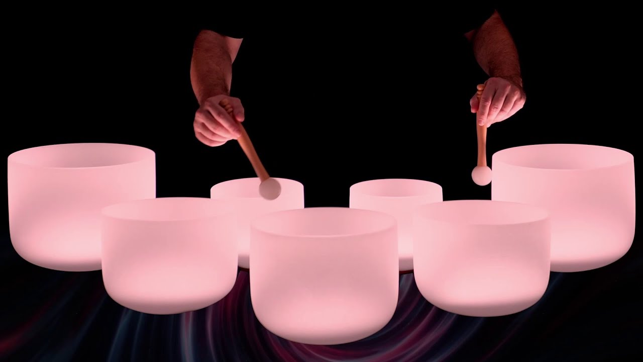 432 Hz Crystal Singing Bowls | Healing Frequencies for Deep Sleep - YouTube
