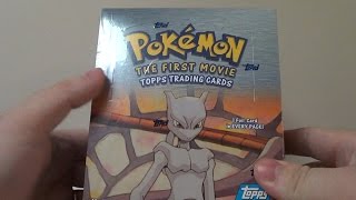 Pokemon Topps The First Movie Sealed Booster Pack 