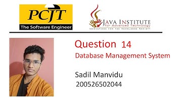 Data Base Task 14 | Create an ER Diagram | Java Institute| Sadil Manvidu