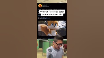 Original Tails voice actor confirms she’s returning for the Sonic the Hedgehog 2 movie.