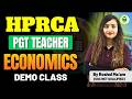 HPRCA | Economics Teacher | CBSE School | आराध्य बैच | Demo Class | By Roshni Mam