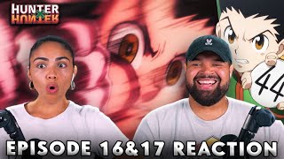 GON GETS HISOKA'S BADGE! | Hunter x Hunter Episode 16 and 17 Reaction