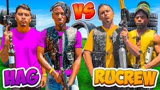 WE HAD A PAINTBALL WAR AT NUKETOWN!! (HAG VS RUCREW)