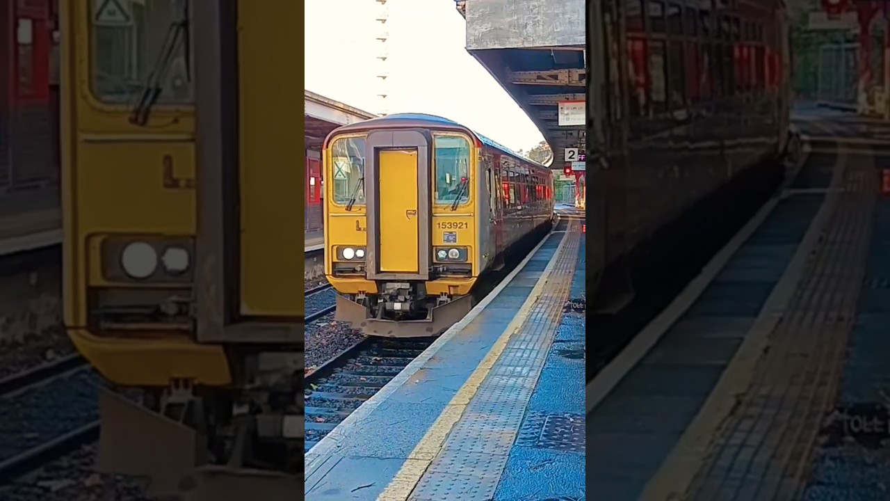 153921 + 153382 Arrive at Cardiff Queen Street Street on 2P28 from Coryton to Penarth (26/11/24)