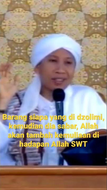 Sabar lah ketika di Dzolimi | Buya Yahya