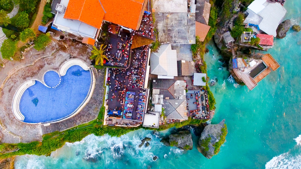 Single Fin Bali Drone View Surfing Barrels & Partying by Indo Eye YouTube
