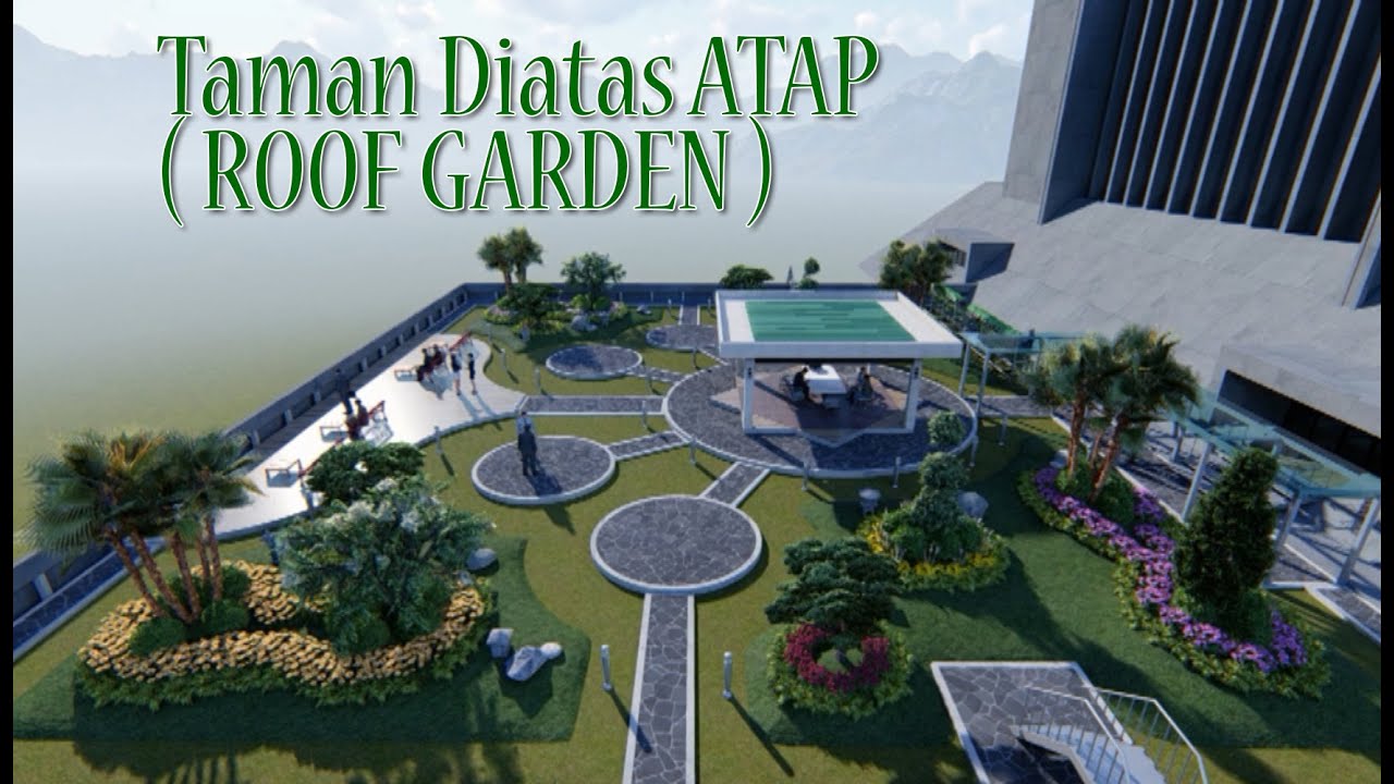 12 Taman Roof Garden Di Atap Rumah Yang Inspiratif