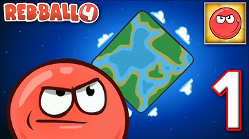 Red Ball 4 - Gameplay Walkthrough Part 1 - Level 1 - 15 (iOS, Android)
