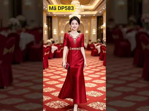 Mã DP583 gọi 0766.522.104  VÁY ĐẦM THIẾT KẾ CAO CẤP! #vaydamdep #damthietke #damdutiec #thoitrangnu