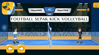 Football Sepak Kick Volleyball Gameplay | Sepak Takraw |Mobile Game screenshot 4
