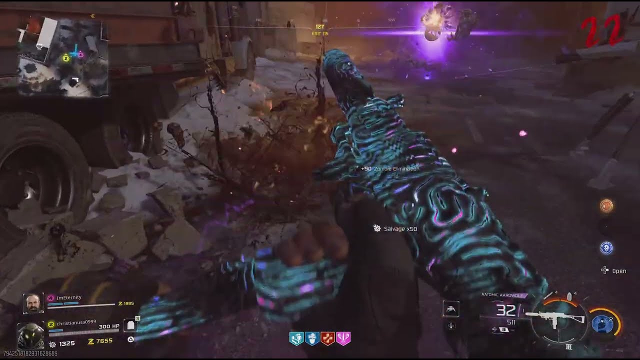 BO7 ZOMBIES KOGOT-7 FULLY PACK A PUNCH EXIT 115 / BLACK OPS 7 