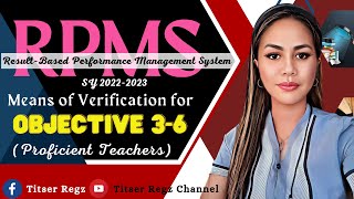 NEW RPMS PORTFOLIO WITH MOV's | FREE SOFT COPY | SY 2022-2023 | OBJECTIVES 3 to 6 screenshot 5