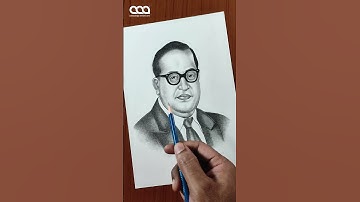 Ambedkar Jayanti Special Drawing 💐😍 #shorts