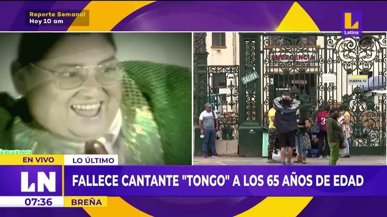 Fallece "Tongo" a los 65 años de edad