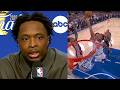 OG Anunoby reacts to his game winner vs Spurs "It feels cool" 😂
