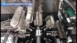 Full-automatic perfume box overwrapping machine