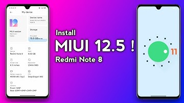 Install MIUI 12.5 in Redmi Note 8 ? | Android 11 For Redmi Note 8 | MIUI 12.5 China Stable ROM ?