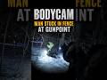Man Trapped in Fence During Police Pursuit