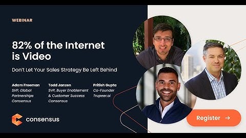 Webinar l 11.20.26 l 82% of the Internet if Video