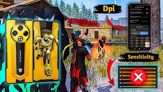 Tecno Spark 30 Free Fire Sensitivity+Dpi+Headshot Settings