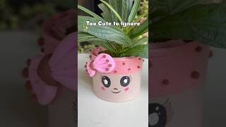 Diy cute planter #diy#craft#clay#youtubeshorts#shortsvideo#ytshorts#shorts#
