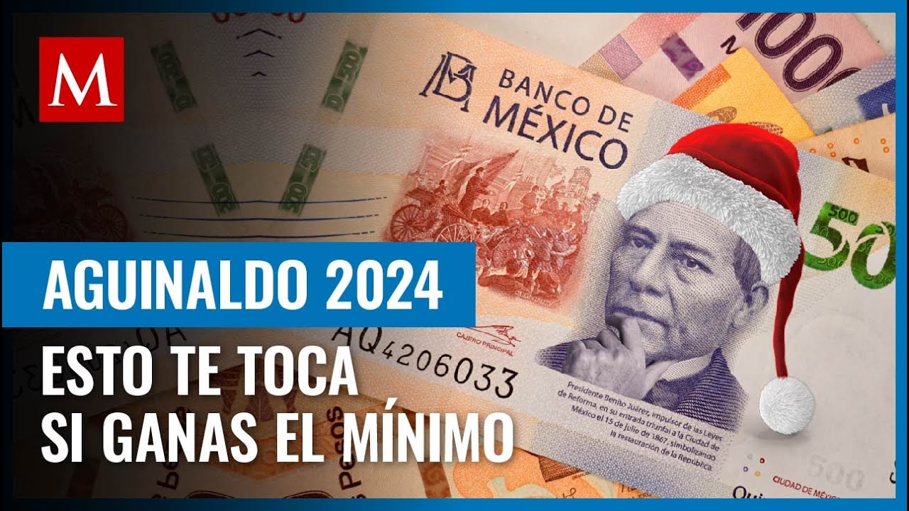 Esta es la cantidad que te corresponde de aguinaldo en 2024 si ganas el ...