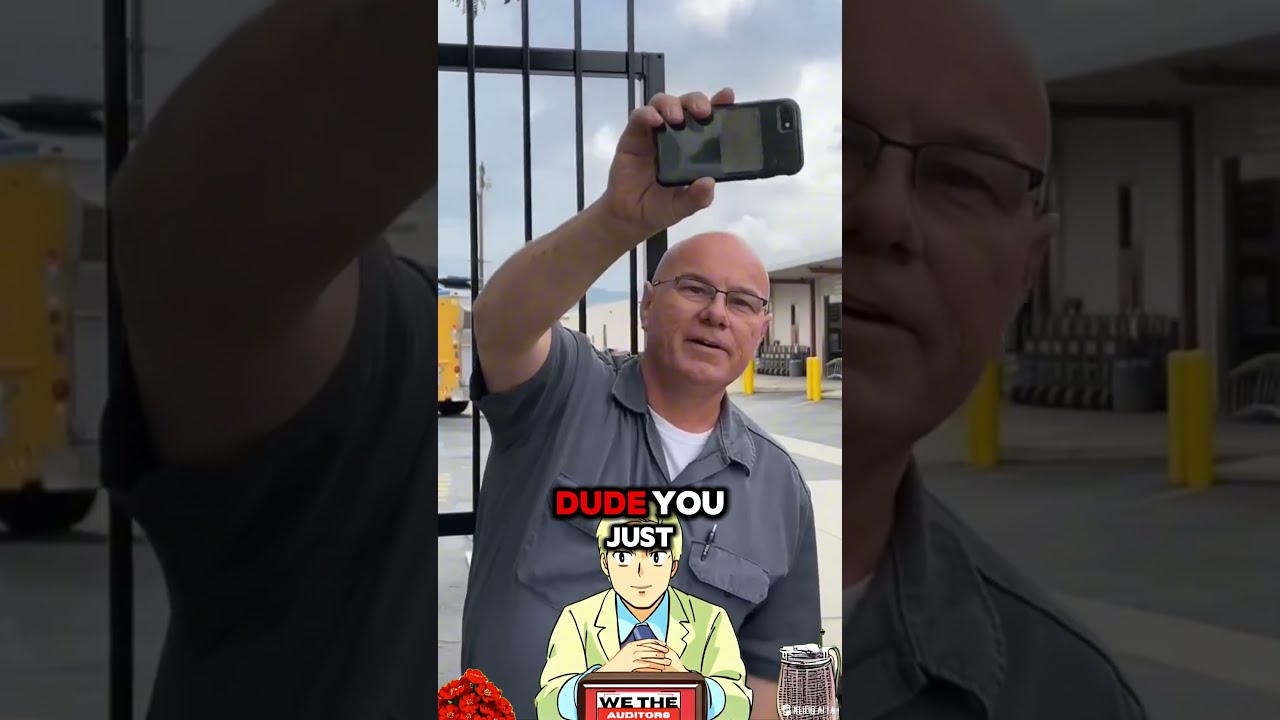 Parking Lot DRAMA He Broke A First Amendment Auditor Camera 