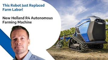This Robot Just Replaced Farm Labor! - New Holland R4 Autonomous Farming Machine