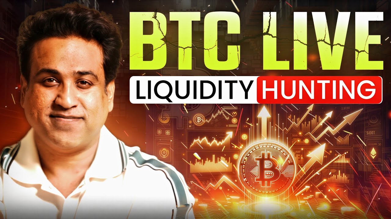 🔴 BTC LIVE LIQUIDITY HUNTING || BUYERS TRAPPED || 