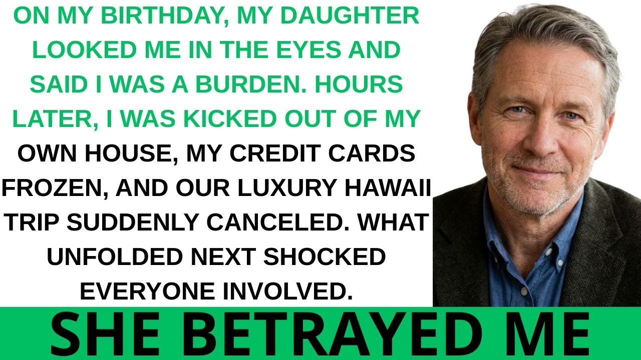 My Daughter Called Me a Burden and Kicked Me Out Then I Took Back ...