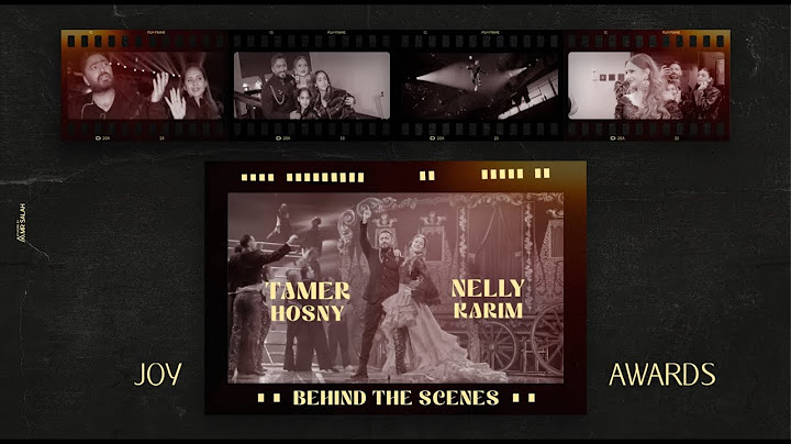Behind the scenes -Tamer hosny & nelly karim joy awards/ كواليس تامر حسني و نيللي كريم Master Audio