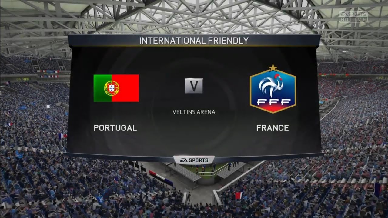 Portugal vs France  | FIFA 15 PS4 Gameplay