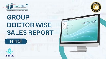 Group Doctor Wise Sales Report in SwilERP Pharmacy | Monthly, Weekly & Yearly Reports